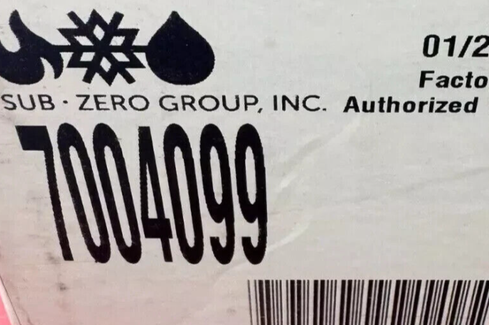 7004099 7002647 Sub-Zero  CONTROL BOARD MAIN SVCE 648PRO ICB648PRO - Image 2