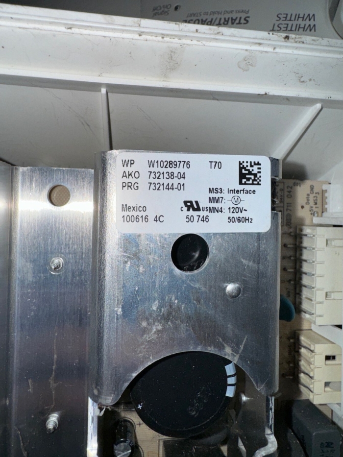 Whirlpool Maytag Kenmore Amana Washer Control Board Motor W102289776