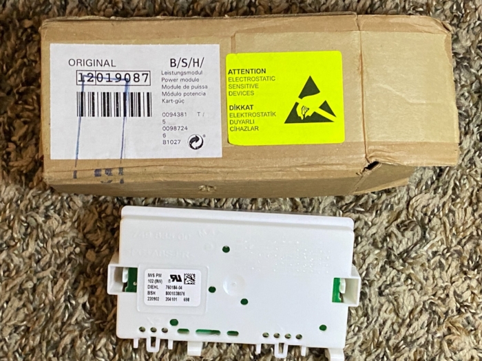 12019087 Bosch Refrigerator Power Module New 12019087