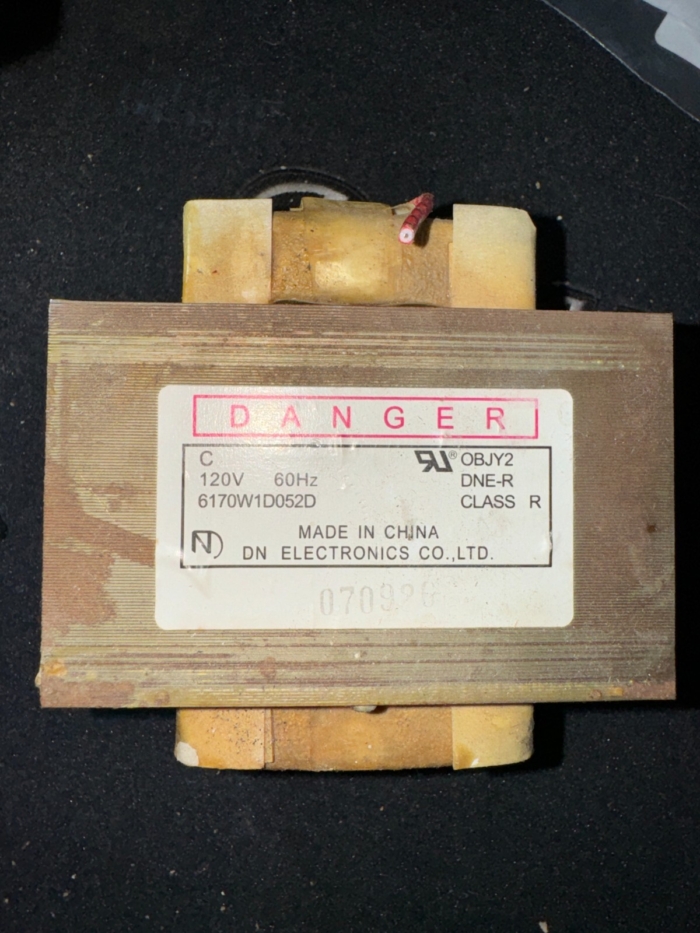 6170W1D052D LG Microwave High Voltage Transformer