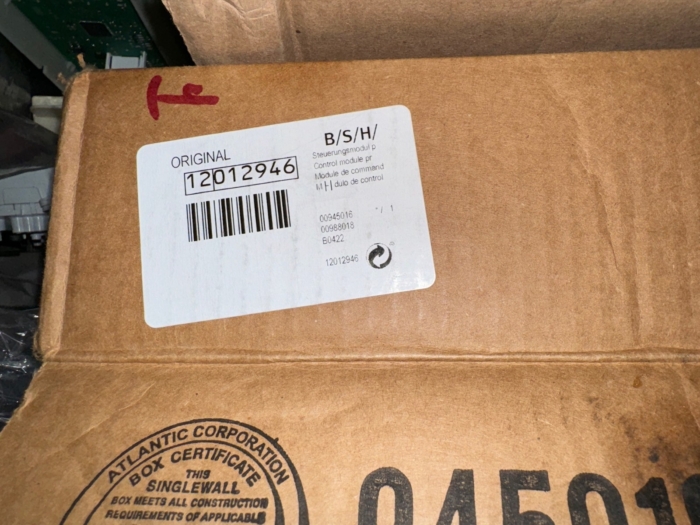 12012946 BOSCH RANGE OVEN ELECTRONIC CONTROL BOARD 9000691139