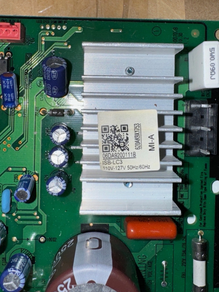 620AK9X1753 Samsung Refrigerator Control Board 06DA9200111B