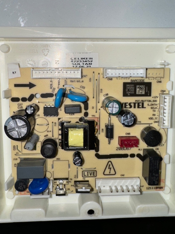 Smeg 691653676 Mainboard Cov Bd67/fab38 - Image 3