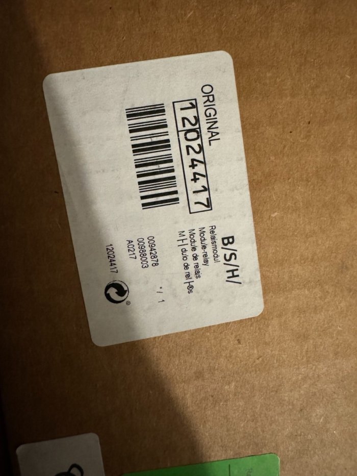 12024417 New Genuine OEM Bosch Module Relay