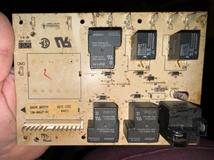 100-00627-01 82994 Dacor Oven Relay 100-00627-01