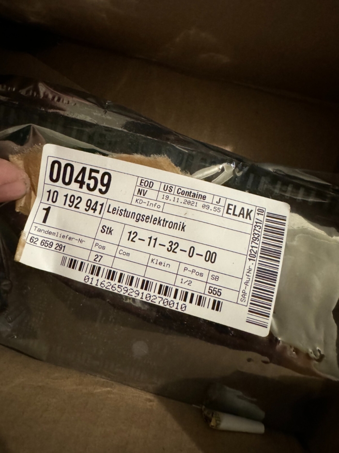 10192941 Genuine OEM Miele Power electron.unit 10192941